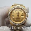 Rolex Day-Date 128348rbr 36 mm Altın Pırlantalı Unisex Otomatik Saat