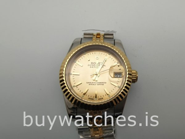 Rolex Datejust 179173 Bayanlar 26mm Altın Otomatik Paslanmaz Çelik Saat