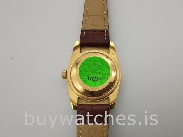 Rolex Day-Date 1503 Unisex Altın Timsah Derisi 34 mm Otomatik Saat