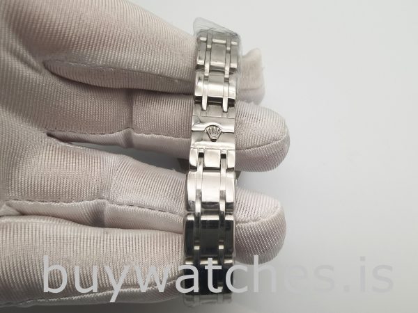 Rolex Datejust 81339 Beyaz Kadran 34mm Bayanlar 31 Mücevher Otomatik Saat