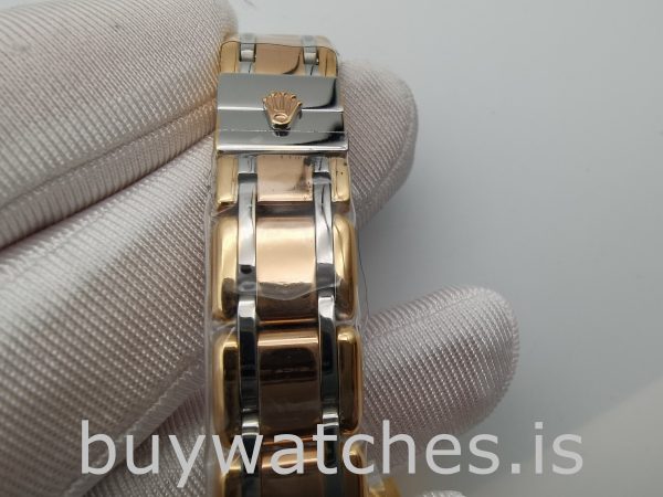 Rolex Datejust 80299 Bayanlar 18k Altın Otomatik 29mm Beyaz Kadranlı Saat