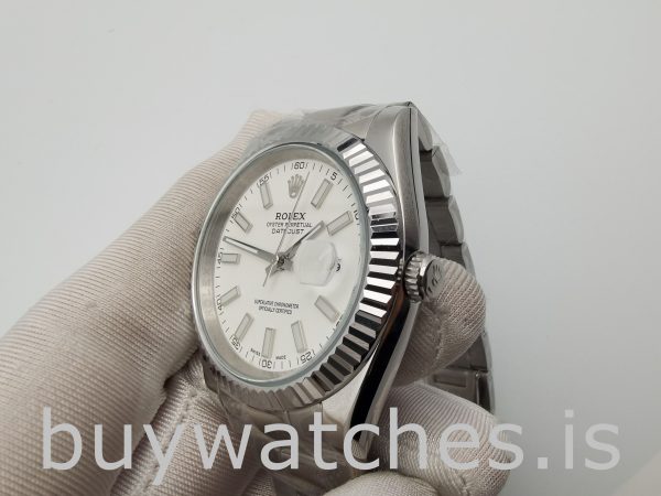 Rolex Datejust 116300 Erkek 41mm Beyaz Kadran Çelik Otomatik İzle