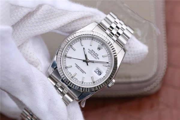 Rolex Datejust 116234 Replica Beyaz Kadran 36mm Bayan Saat